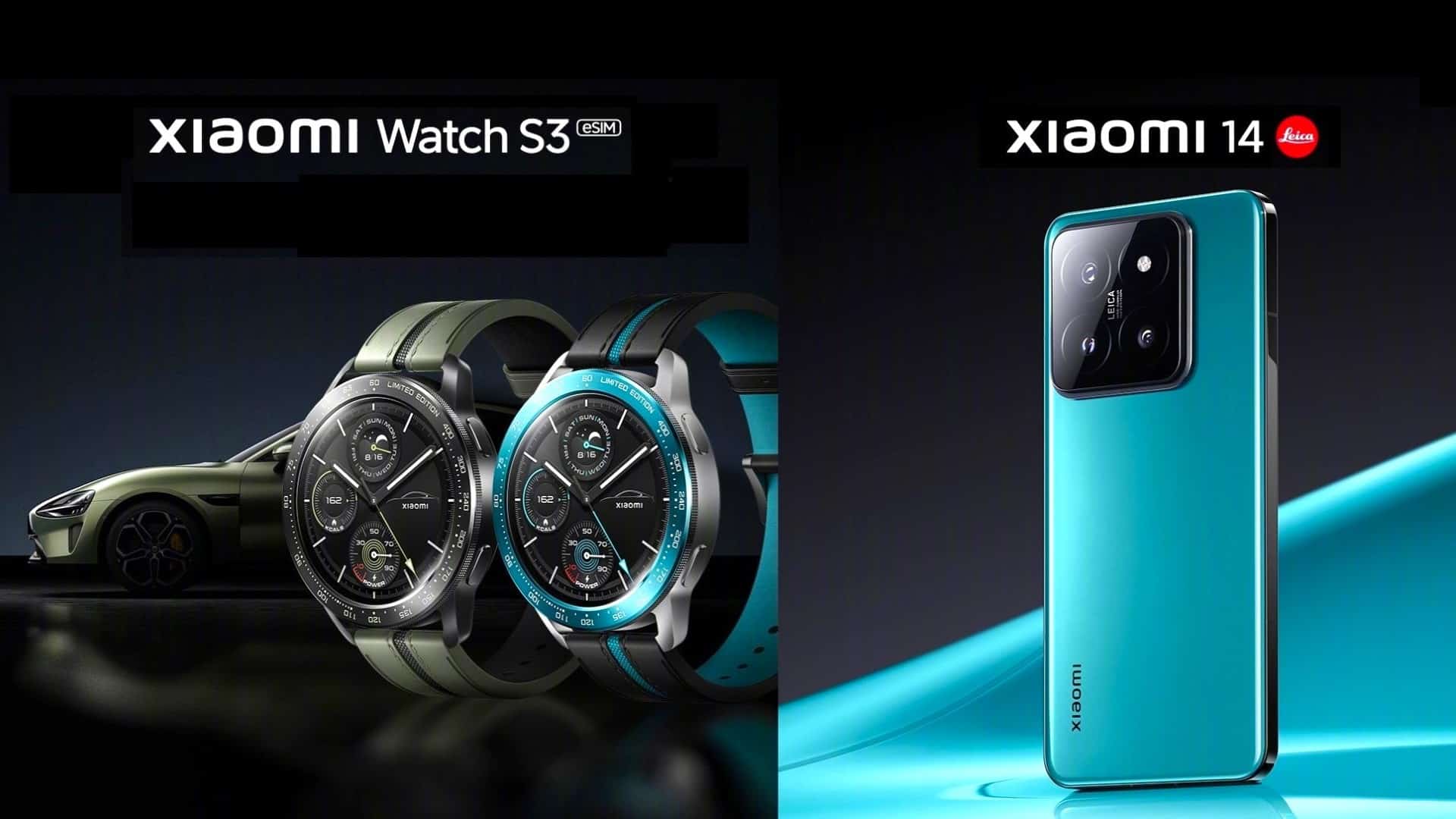 You are currently viewing A Xiaomi 14 és a Watch S3 is SU7 színekben feszítenek