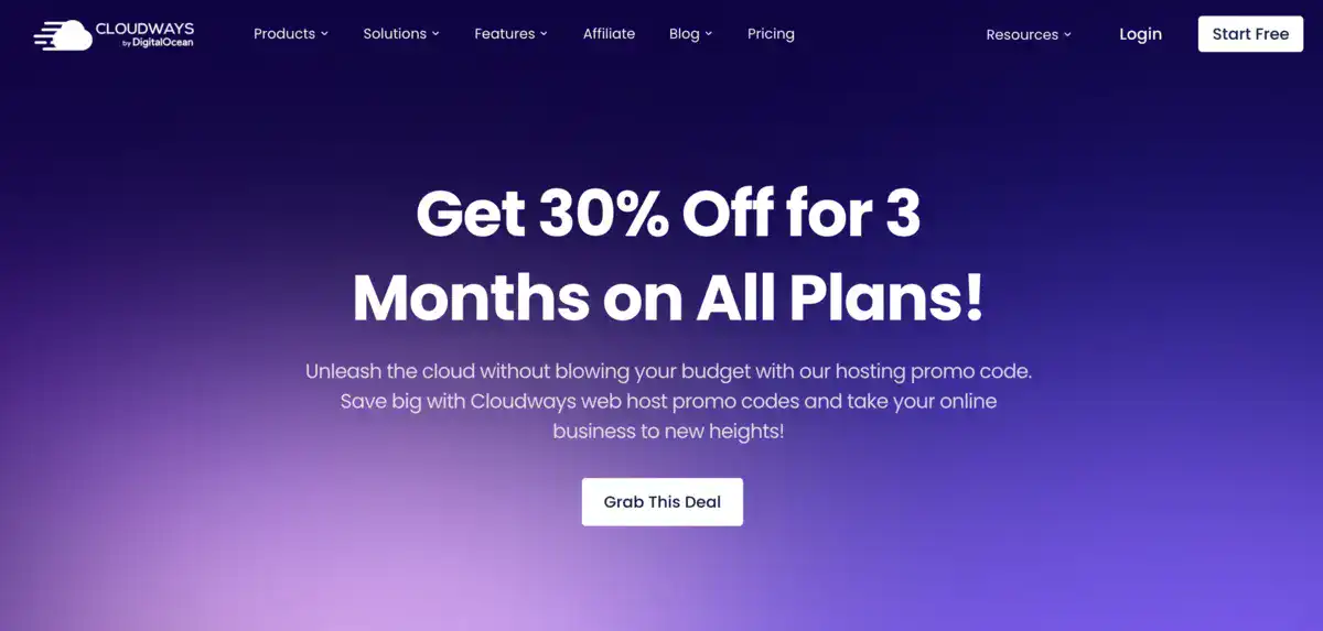 cloudways 30pc off
