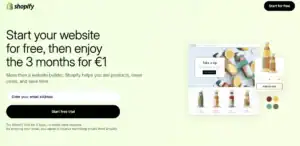 shopify 3 honap