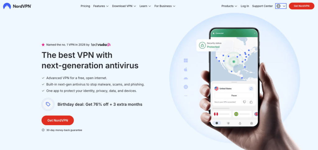 nordvpn fooldal 2026